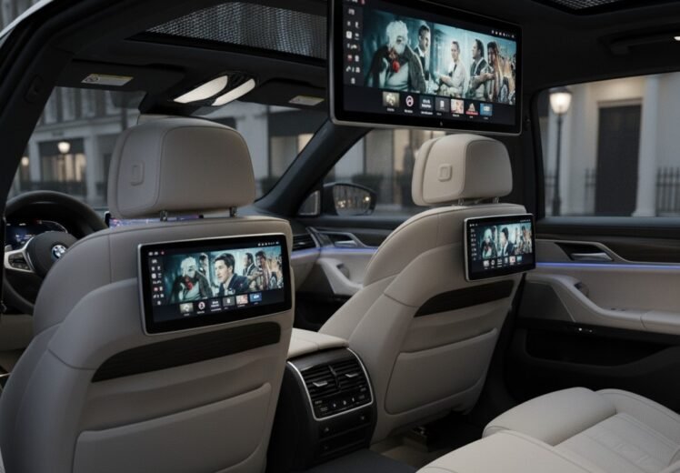 Backview of BMW i7 Series